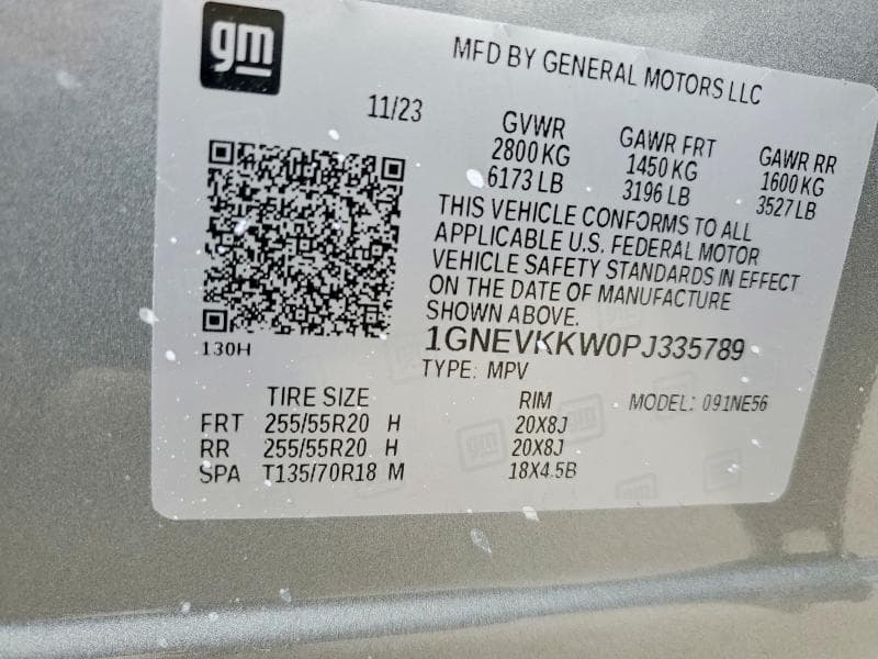 2023 CHEVROLET TRAVERSE PREMIER 13