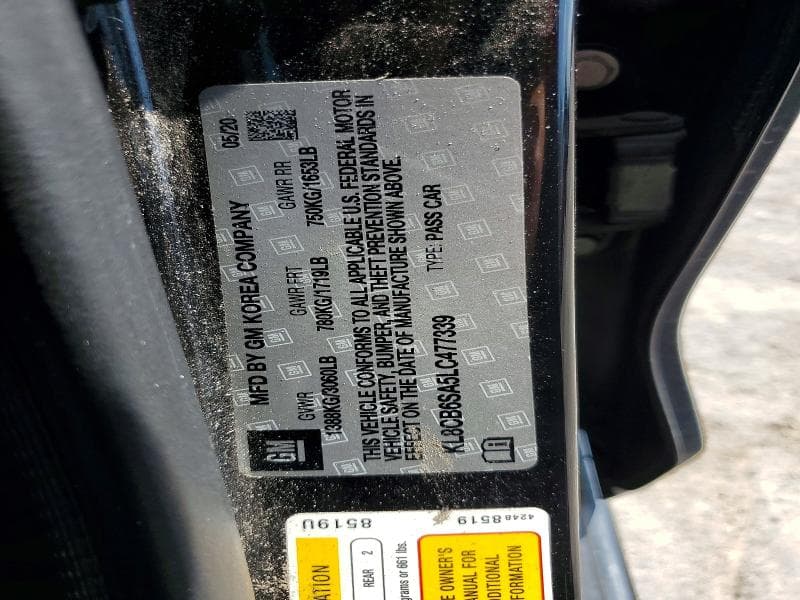 2020 CHEVROLET SPARK LS 13
