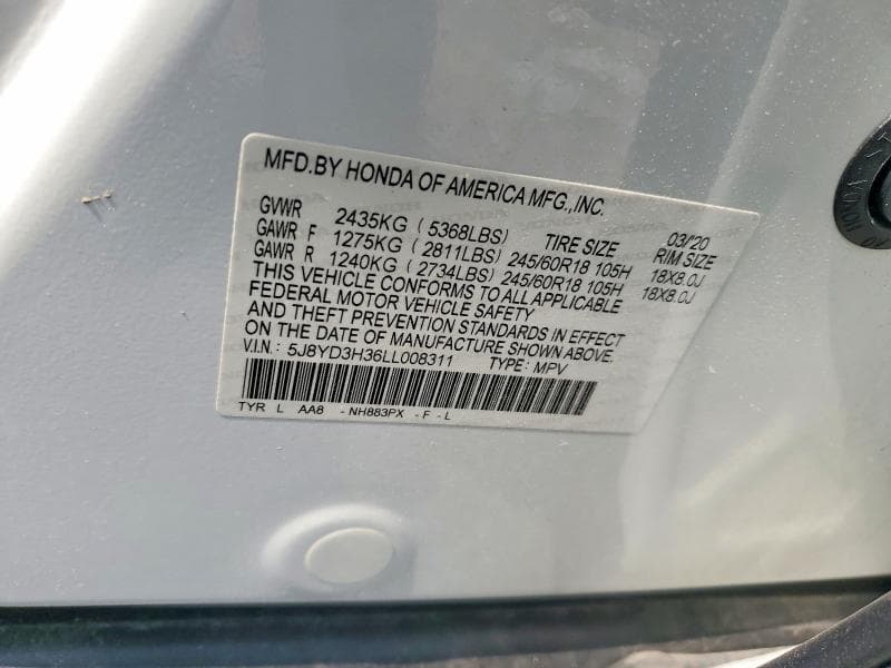 2020 ACURA MDX 12