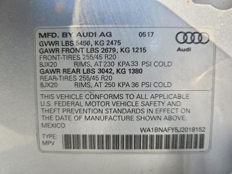 2018 AUDI Q5 PREMIUM PLUS 14