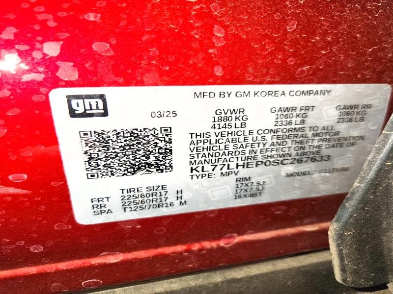 2025 CHEVROLET TRAX 1LT 12