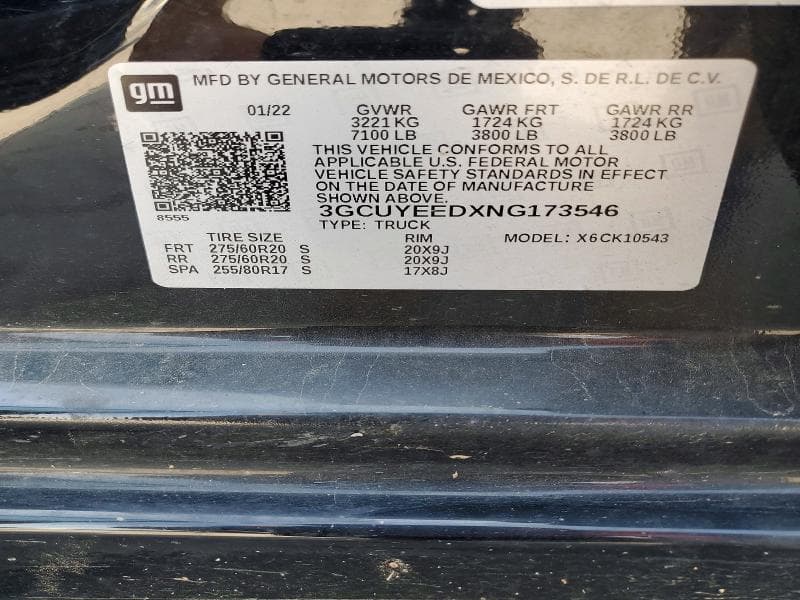 2022 CHEVROLET SILVERADO LTD K1500 RST 12