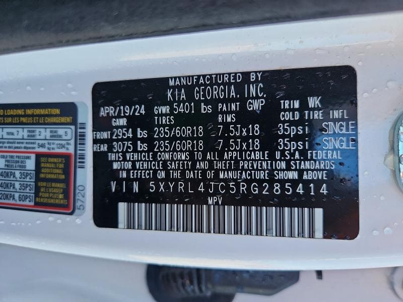 2024 KIA SORENTO S 14