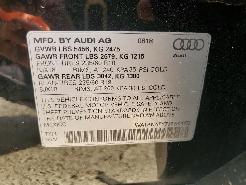 2018 AUDI Q5 PREMIUM 14