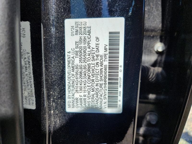 2024 HONDA PILOT ELITE 14