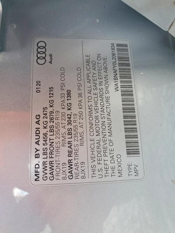 2020 AUDI Q5 PREMIUM PLUS 12