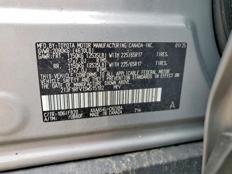 2025 TOYOTA RAV4 LE 13