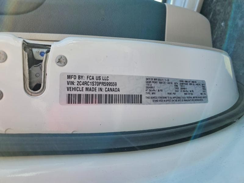 2023 CHRYSLER PACIFICA HYBRID LIMITED 13