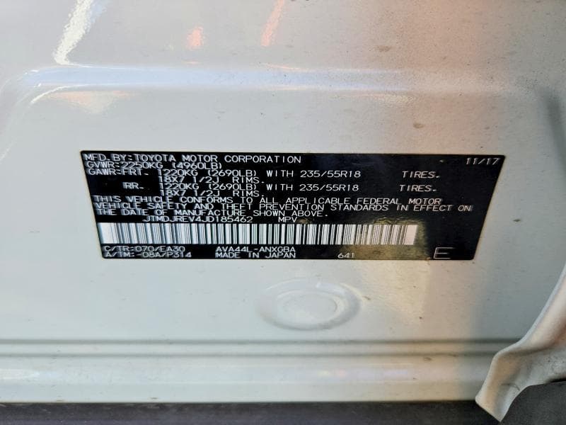2018 TOYOTA RAV4 HV LIMITED 14