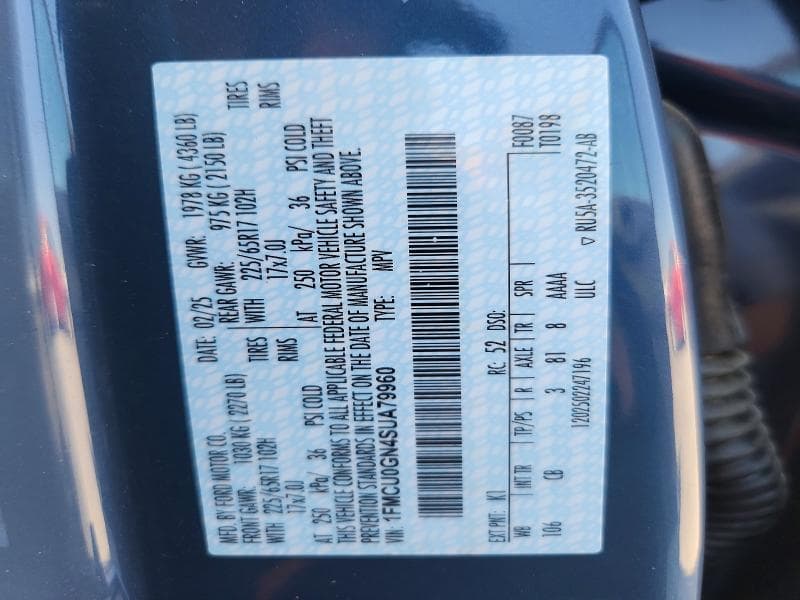 2025 FORD ESCAPE ACTIVE 12