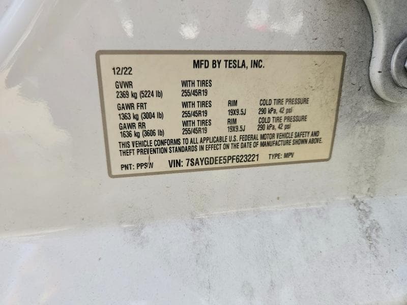 2023 TESLA MODEL Y 12