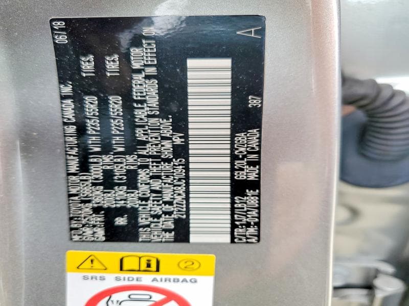 2018 LEXUS RX 350 BASE 14