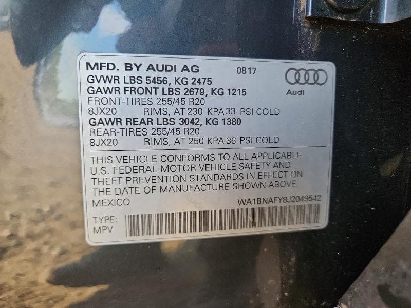 2018 AUDI Q5 PREMIUM PLUS 13