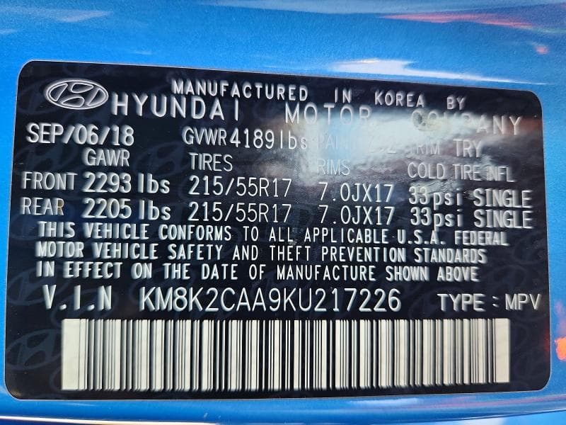 2019 HYUNDAI KONA SEL 14
