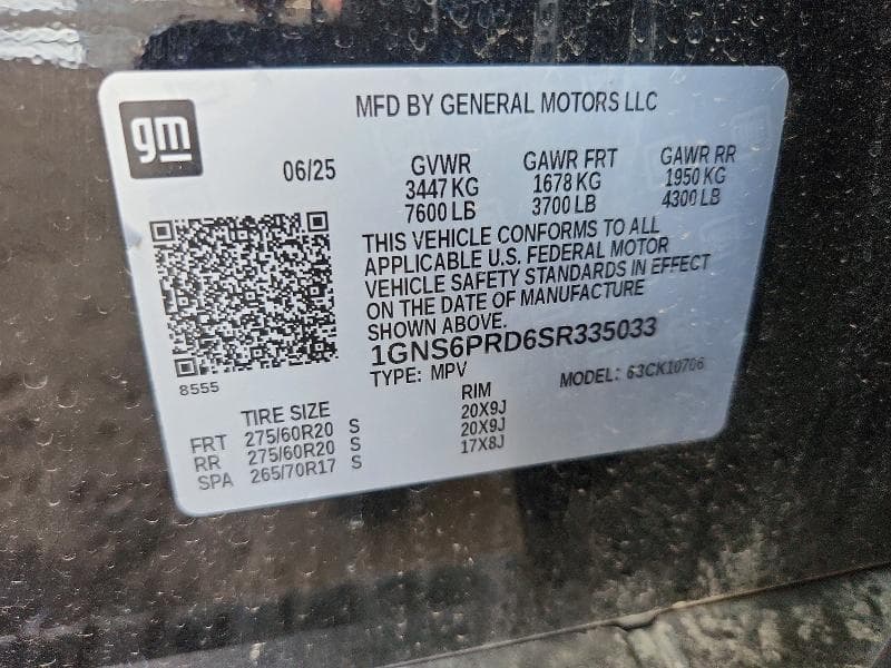 2025 CHEVROLET TAHOE K1500 Z71 13
