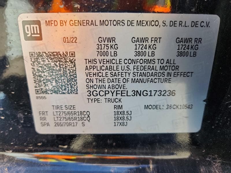 2022 CHEVROLET SILVERADO LTD K1500 LT TRAIL BOSS 13