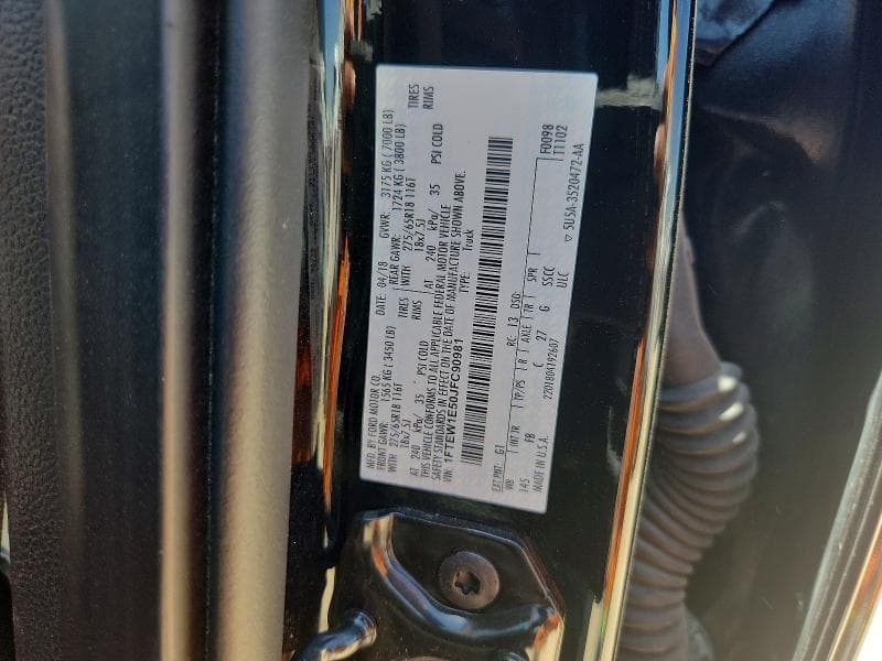 2018 FORD F150 SUPERCREW 13