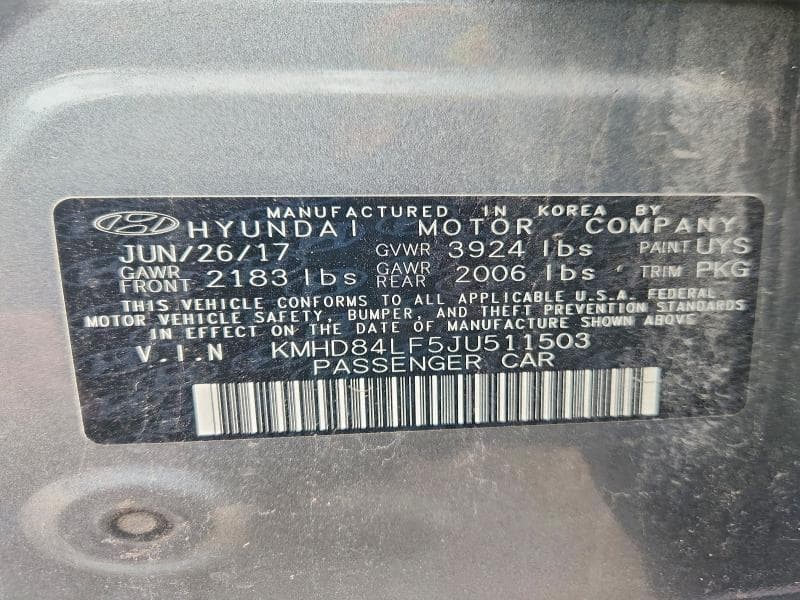 2018 HYUNDAI ELANTRA VALUE EDITION 12