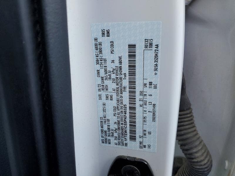 2023 FORD F150 SUPERCREW 12