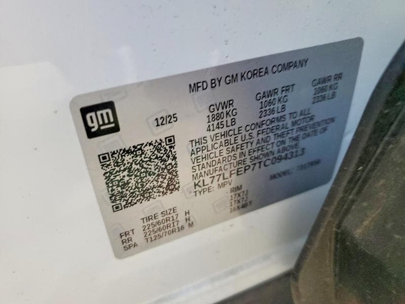 2026 CHEVROLET TRAX LS 14