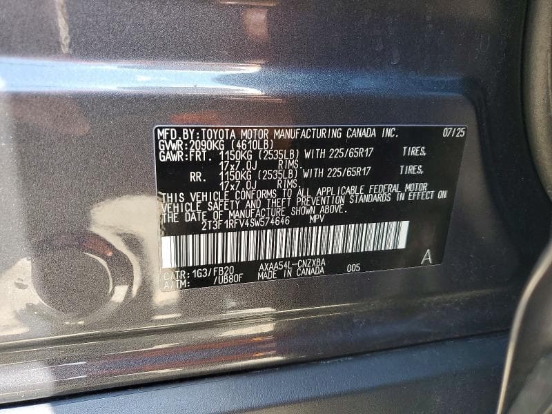 2025 TOYOTA RAV4 LE 14