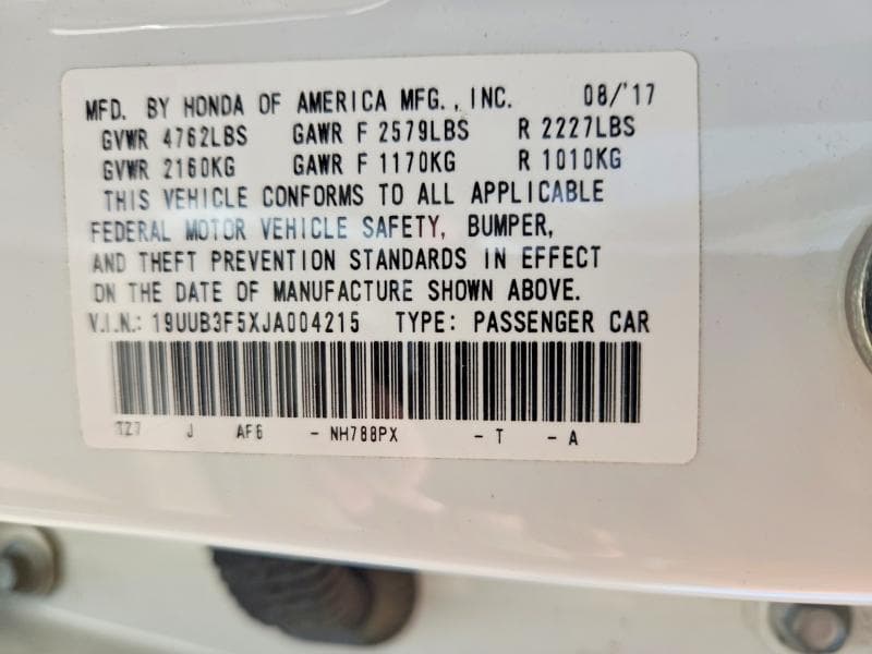 2018 ACURA TLX TECH 13