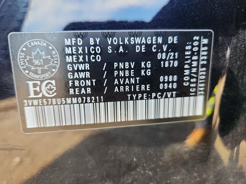 2021 VOLKSWAGEN JETTA SEL 13