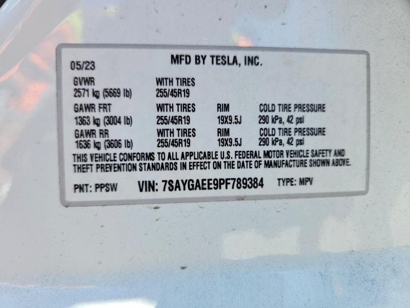 2023 TESLA MODEL Y 12