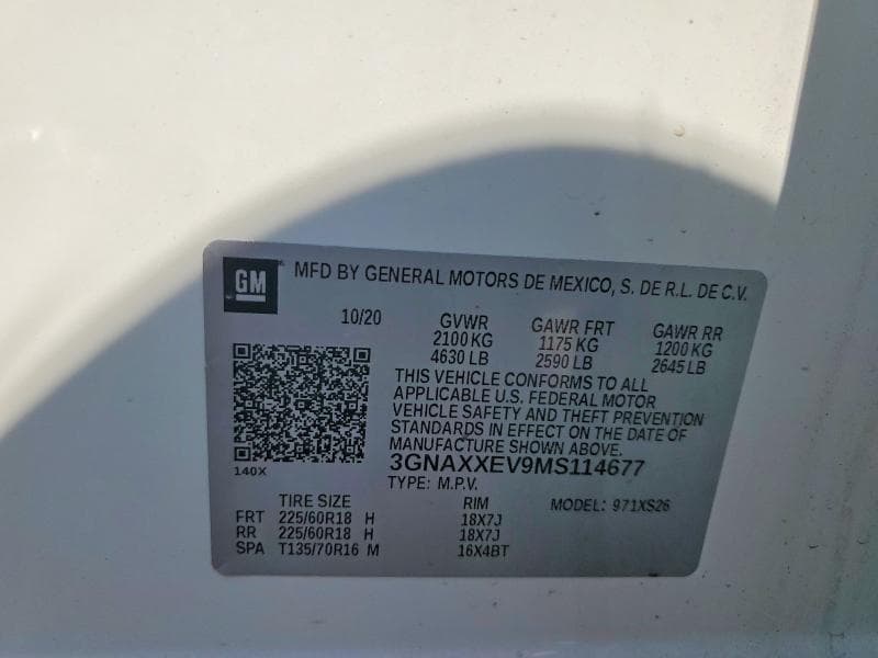2021 CHEVROLET EQUINOX PREMIER 14