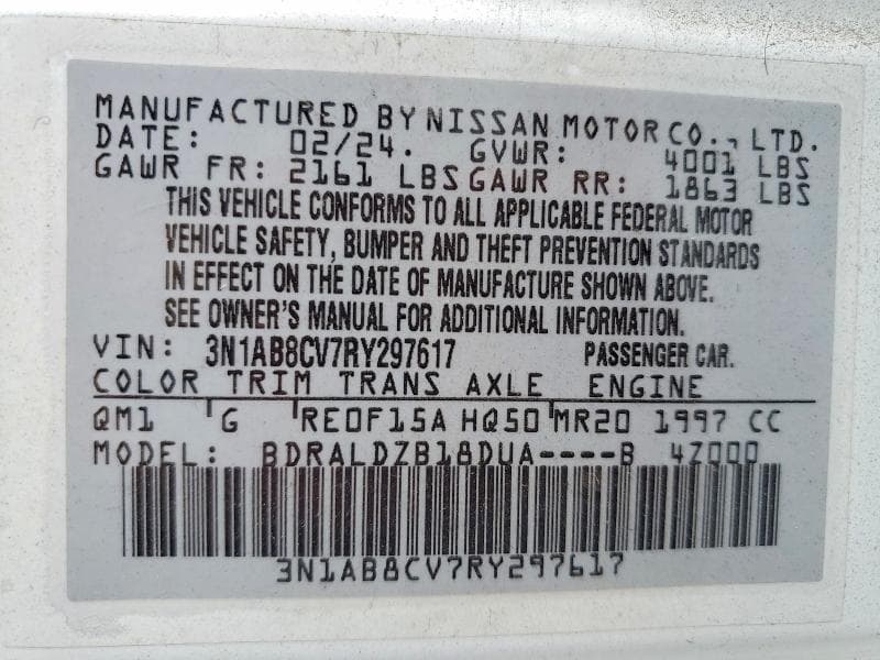 2024 NISSAN SENTRA SV 13