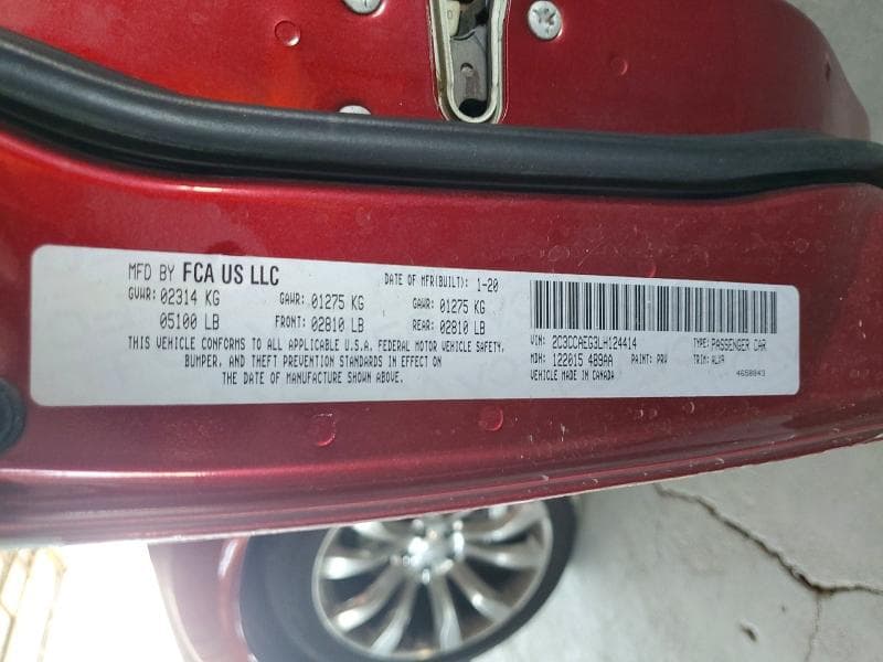 2020 CHRYSLER 300 LIMITED 12