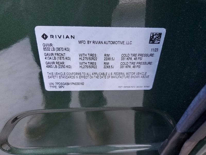 2023 RIVIAN R1S ADVENTURE 13