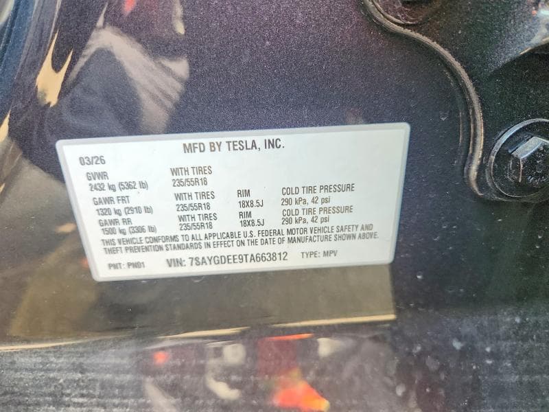 2026 TESLA MODEL Y 13