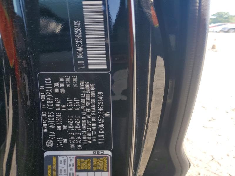 2017 KIA SEDONA L 13