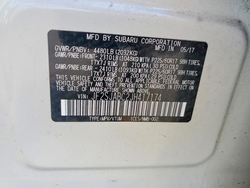 2018 SUBARU FORESTER 2.5I 13
