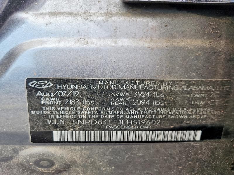 2020 HYUNDAI ELANTRA SEL 12