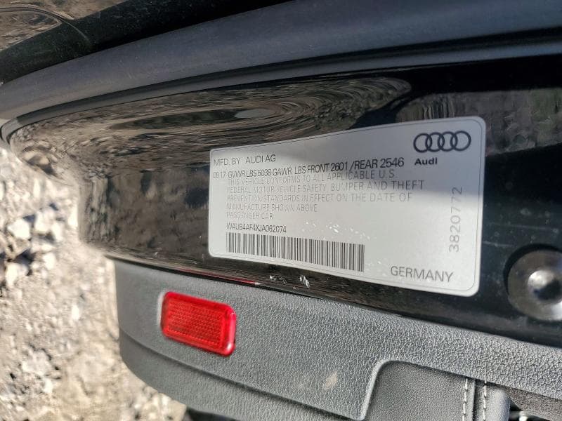 2018 AUDI S4 PREMIUM PLUS 12