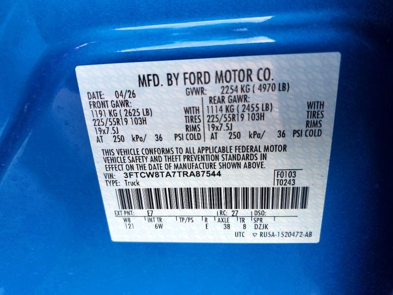 2026 FORD MAVERICK LOBO 12