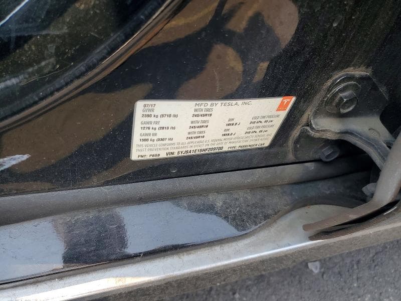 2017 TESLA MODEL S 12
