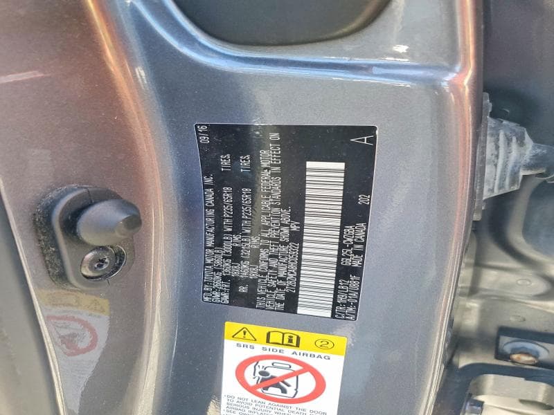 2017 LEXUS RX 350 BASE 13