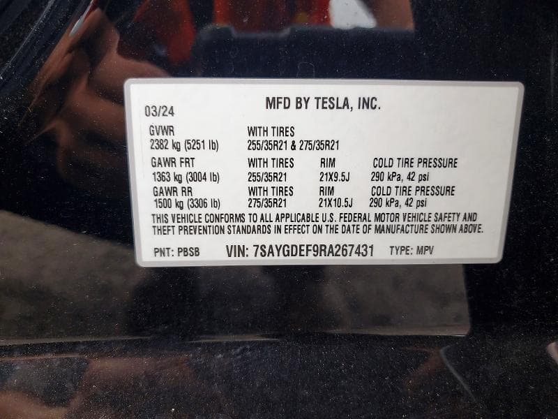 2024 TESLA MODEL Y 12