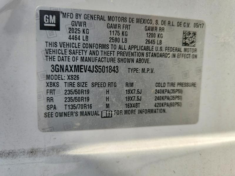 2018 CHEVROLET EQUINOX PREMIER 12