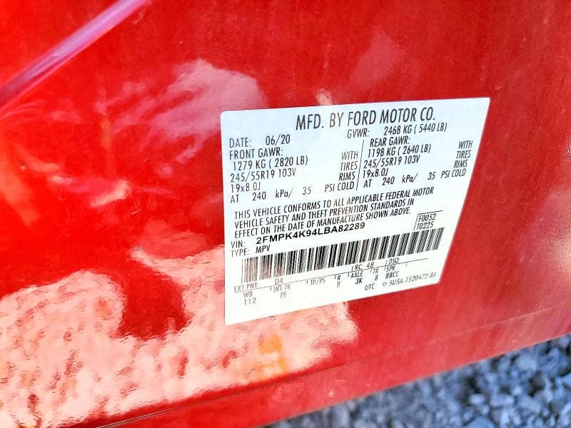 2020 FORD EDGE TITANIUM 14