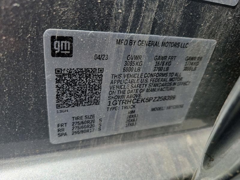 2023 GMC SIERRA C1500 ELEVATION 12