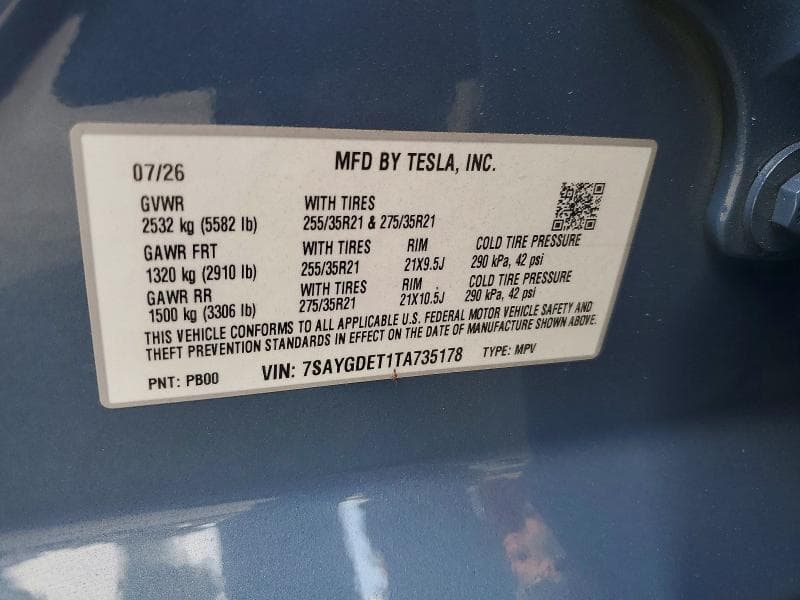 2026 TESLA MODEL Y 13