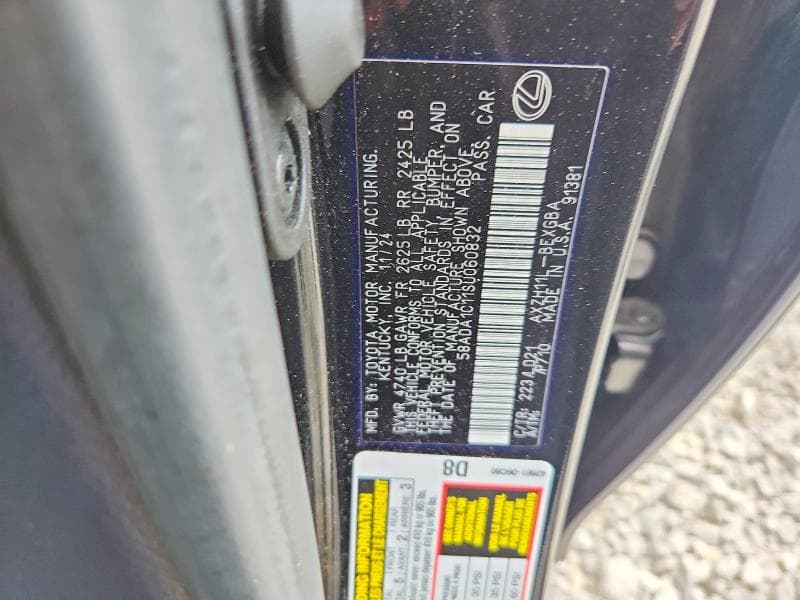 2025 LEXUS ES 300H BASE 12
