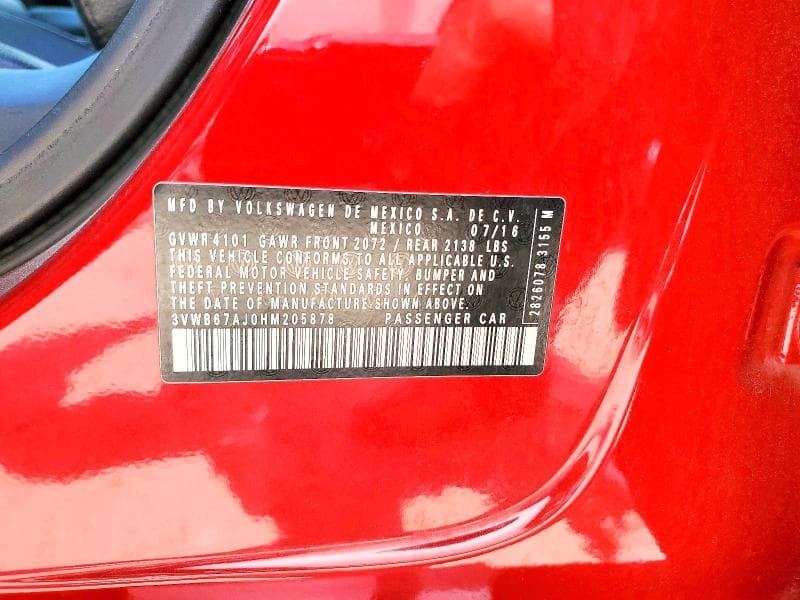 2017 VOLKSWAGEN JETTA SE 12