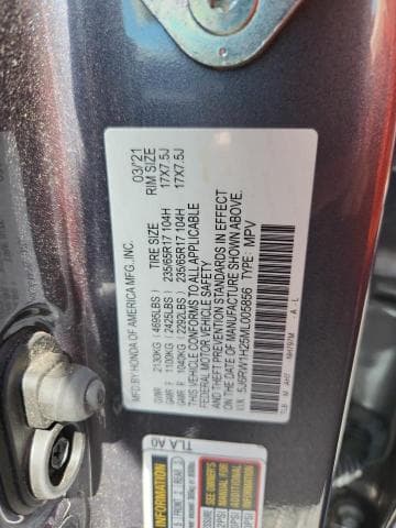 2021 HONDA CR-V LX 13