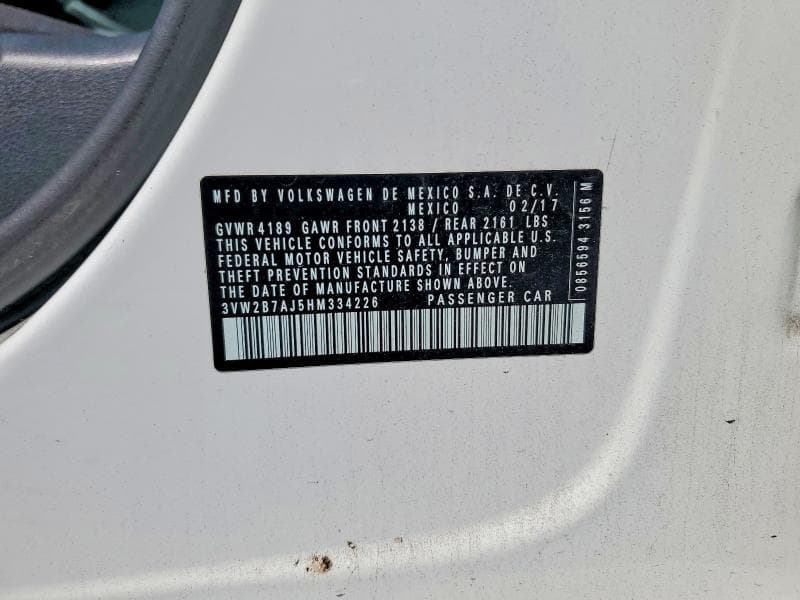 2017 VOLKSWAGEN JETTA S 12