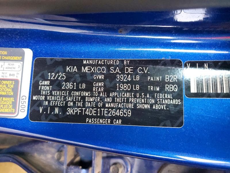 2026 KIA K4 LXS 12